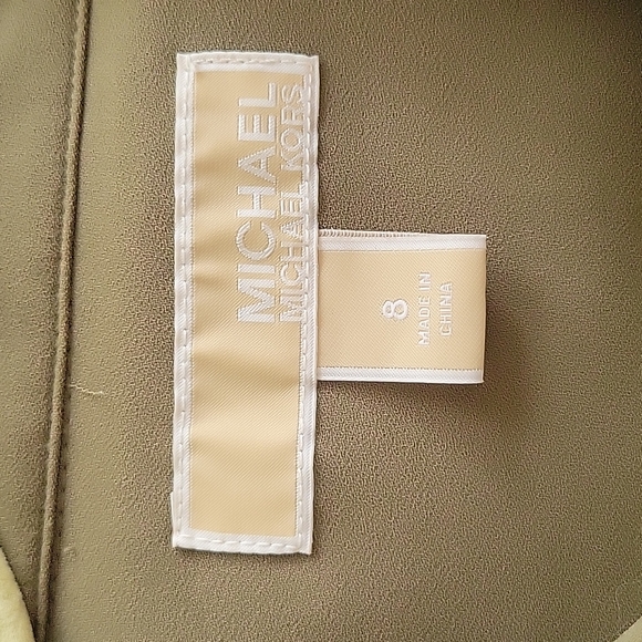 Michael Kors Green Shirt Dress - Picture 3 of 6